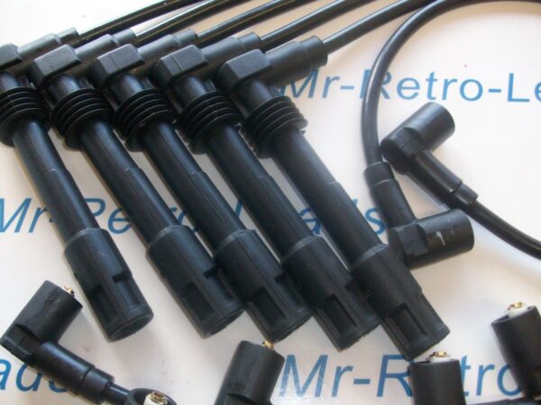 Black 8mm Ignition Leads For The Audi Coupe 2.2 2.0 20v Turbo 200 90 7a 3b Nm