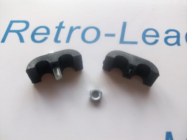Black 8mm Ignition Lead Ht Clip Holder Separator Clamp Holder Spacer Kit 2 Way