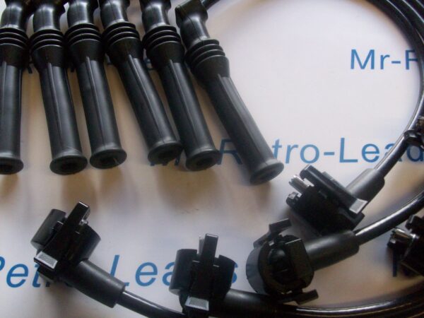 Black 8mm Performance Ignition Leads For The Cosworth Scorpio 2.9 24v V6 Quality