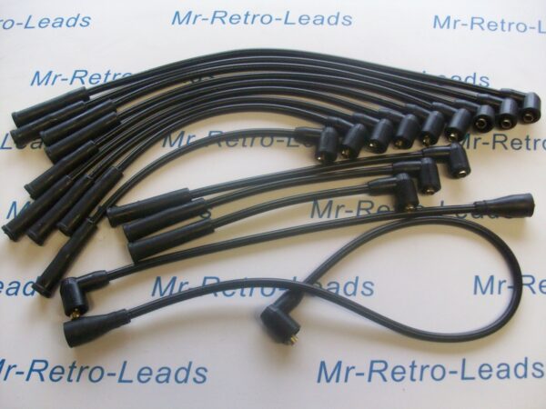 Black 8mm Performance Leads Jaguar For The  E-type S3 Roadster E-type S3 2+2 Ht