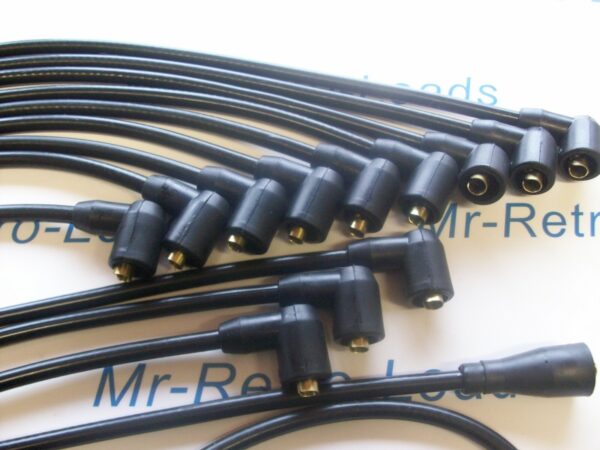 Black 8mm Performance Leads Jaguar For The  E-type S3 Roadster E-type S3 2+2 Ht