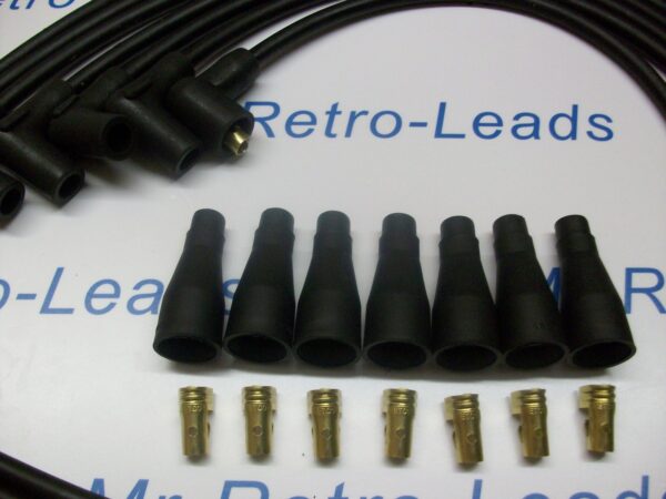 Black 8mm Performance Ignition Lead Kit Fits. Jaguar Mk 2 Xj6 Xk 6 Cyl Quality