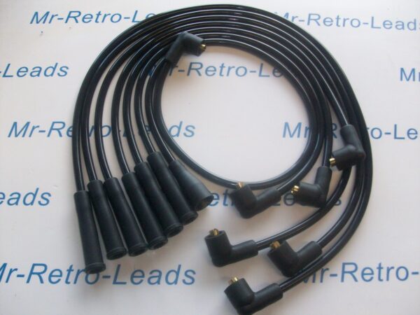 Black 8mm Performance Ignition Leads Will Fit Reliant Scimitar V6 Essex Tvr Ht..