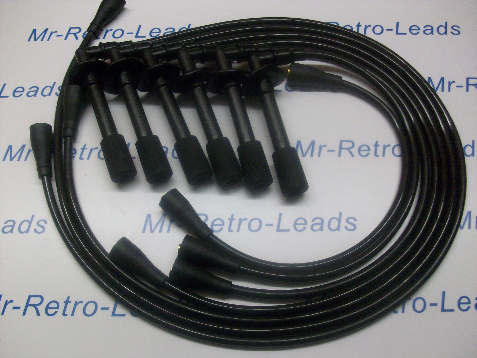 Black 8mm Performance Ignition Leads For The 911 1963-1990 Targa Quality Leads