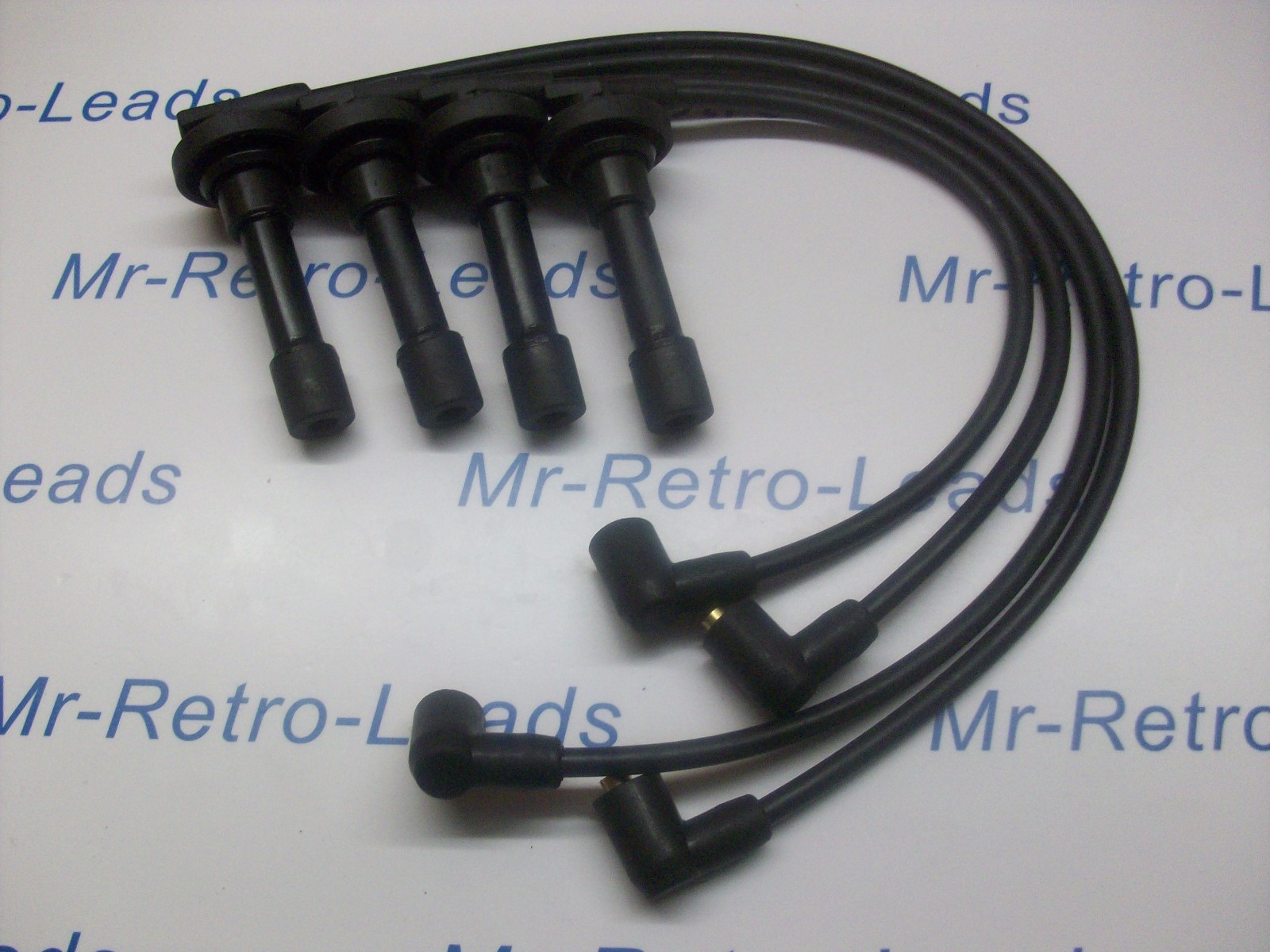 Black 8mm Performance Ignition Leads For The Civic D16 Dohc Engines Quality Lead