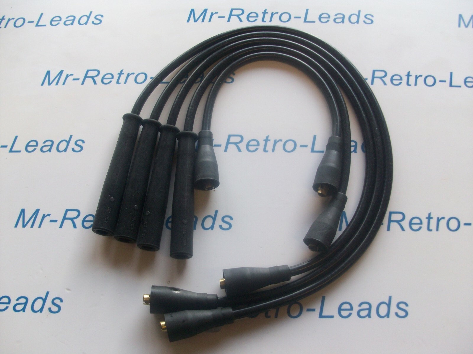 Black 8mm Performance Ignition Leads For Bmw 02 Series 2002 1802 1602 1600 1502