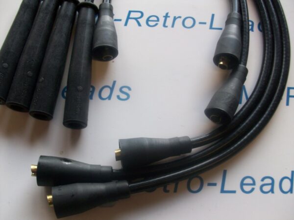 Black 8mm Performance Ignition Leads For Bmw 02 Series 2002 1802 1602 1600 1502