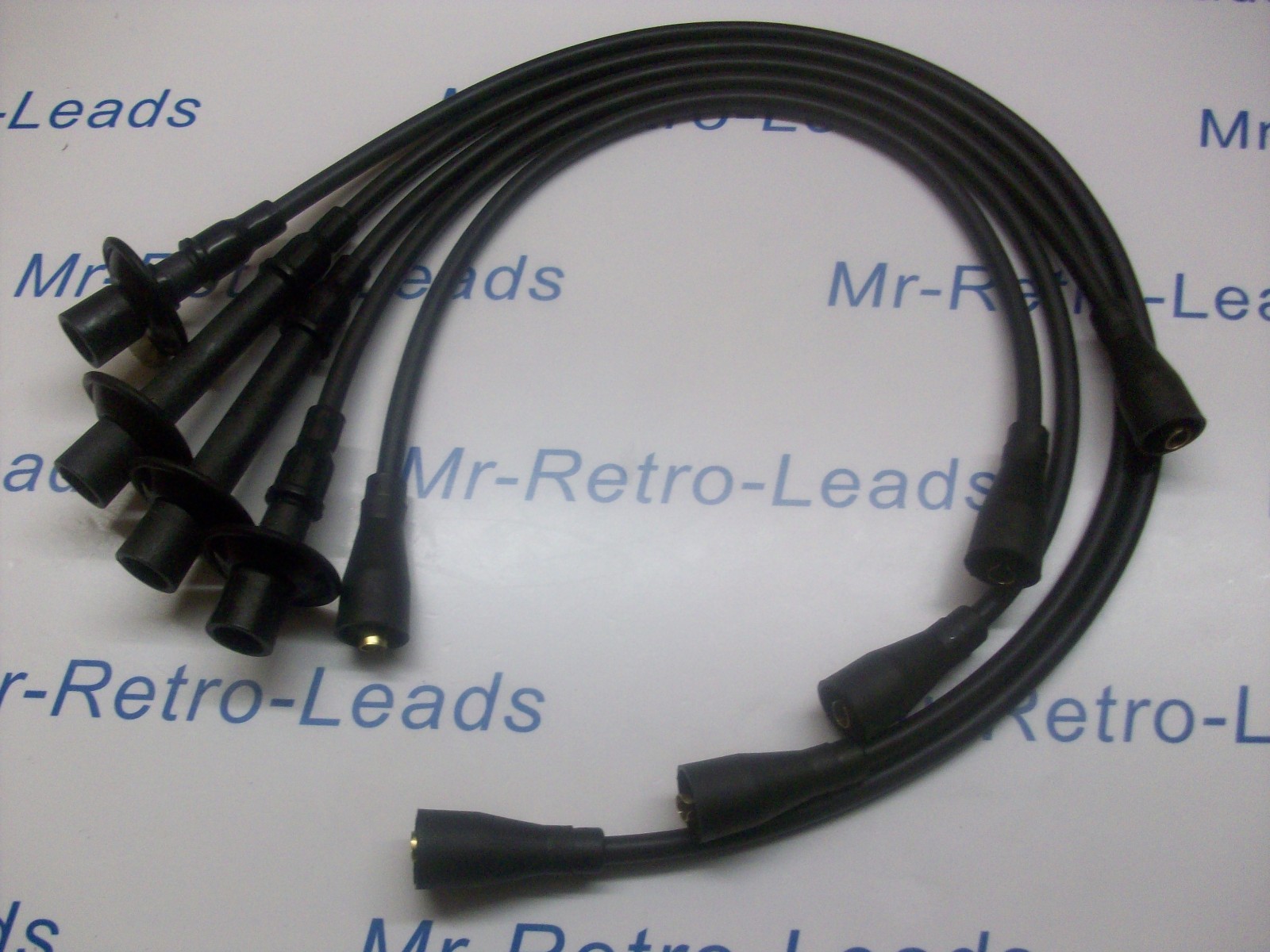 Black 8mm Performance Ignition Leads T2 Bay T25 Camper 1700 1800 2000 Quality