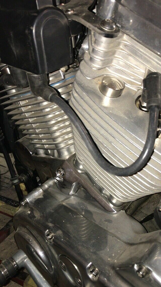 Black 8mm Performance Ignition Leads To Fit. Harley Davidson 2 Leads 11" Long 