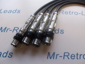 Black 8mm Performance Ignition Leads For Audi Sportback A1 A3 1.2 Tfsi Quality