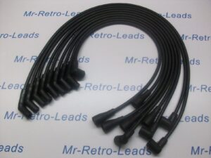 Black 8mm Performance Ignition Leads Rover Sd1 Sdi 3.0l 3.5l 3.9l V8 Hand Built