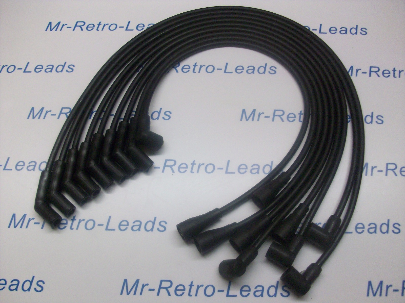Black 8mm Performance Ignition Leads Rover Sd1 Sdi 3.0l 3.5l 3.9l V8 Hand Built