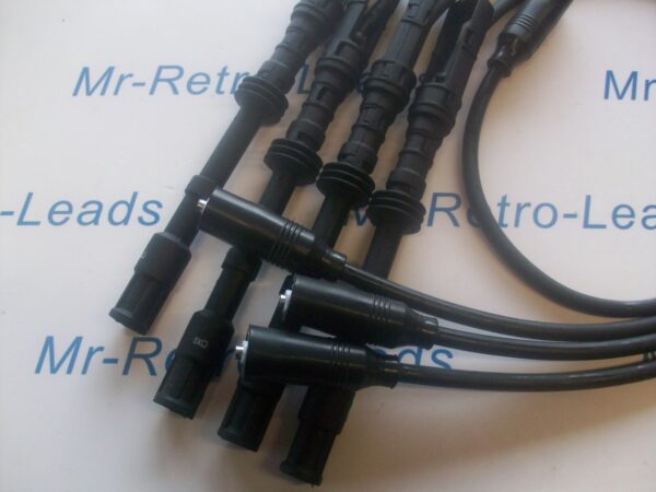 Black 8mm Performance Ignition Leads Fits The Golf Mkiv 1.8 4motion Leon Bora
