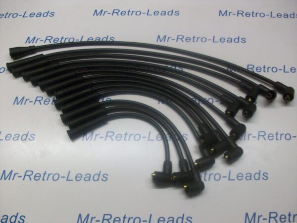 Black 8mm Performance Ignition Leads For Jaguar Daimler V12 Quality Ht Leads.