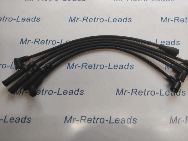 Black 8mm Performance Ignition Leads For Saab 96 V4  1965   1980 Quality Leads