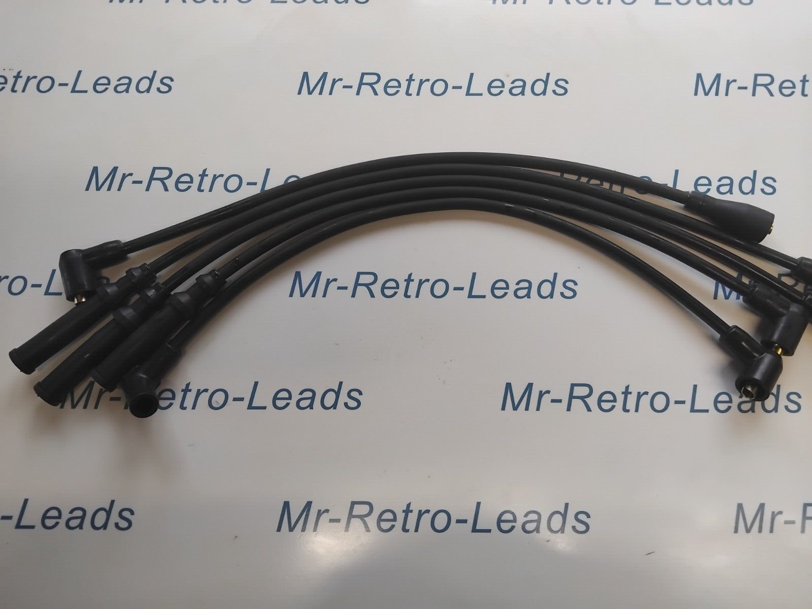 Black 8mm Performance Ignition Leads For Saab 96 V4  1965   1980 Quality Leads
