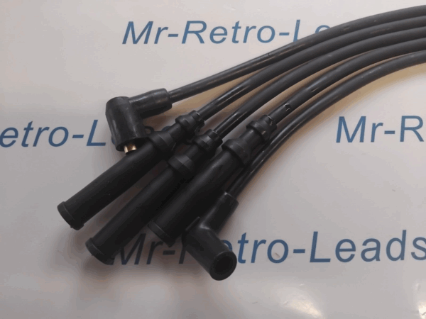 Black 8mm Performance Ignition Leads For Saab 96 V4  1965   1980 Quality Leads