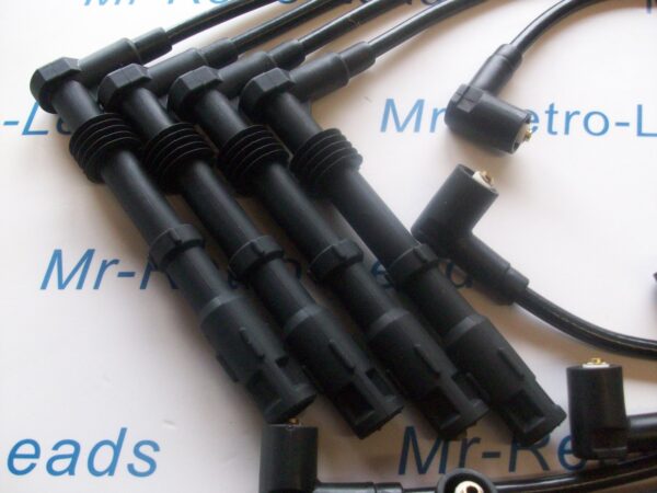 Black 8mm Performance Ignition Leads For Golf Mk2 Gti 16v Quality Hand Built