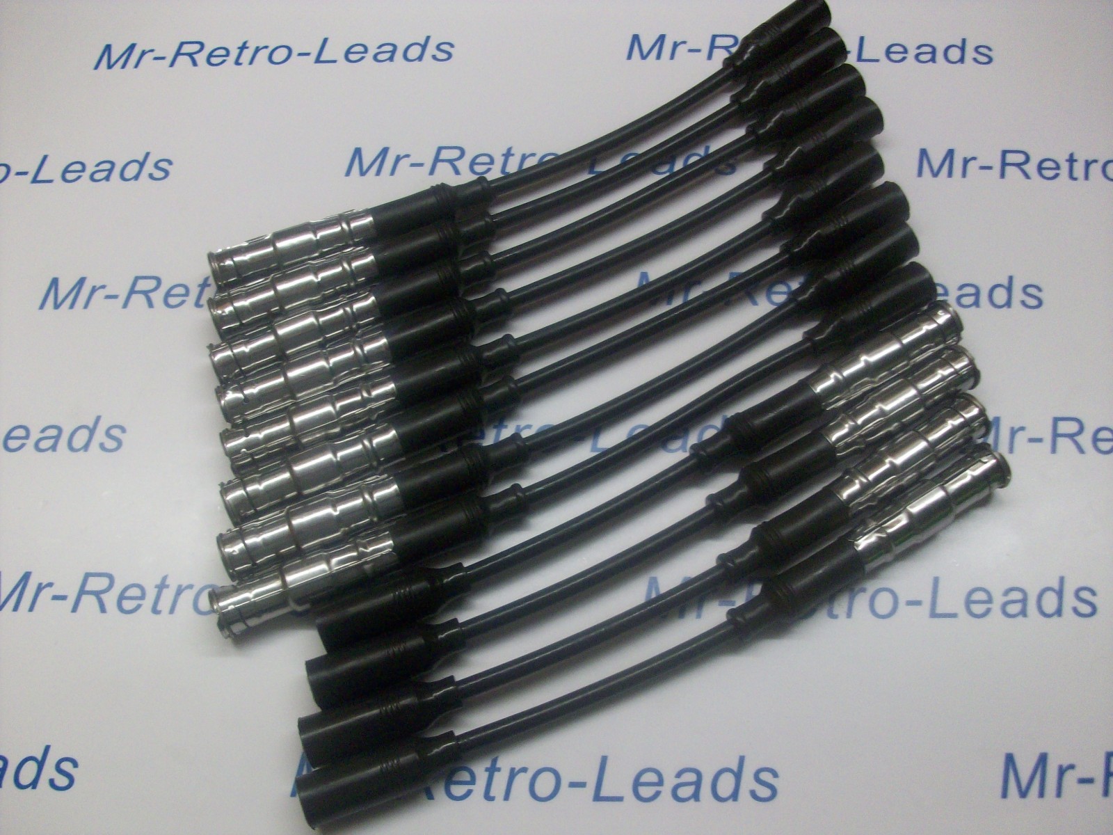 Black 8mm Performance Ht Leads For Mercedes M112 320 280 240 Sl S E C Crossfire
