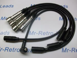 Black 8mm Performance Ignition Leads Golf Mk2 Mk3 Gti 8v M4 Distributor Cap