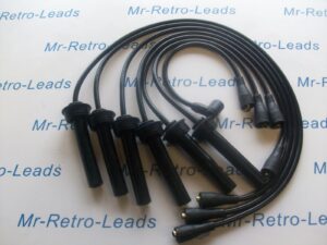 Black 8mm Performance Ht Leads Fits Jaguar Xj6 X300 Xj40 Xjs Xjsc 3.2 3.6 4.0