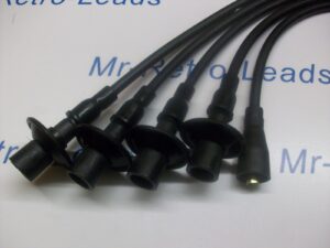 Black 8mm Performance Ignition Leads For Beetle & T2 1968-1979 Quality Ht Leads