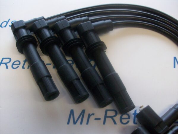 Black 8mm Performance Ignition Leads Golf A2 1.4 Seat Arosa 1.4 1.6 16v Quality