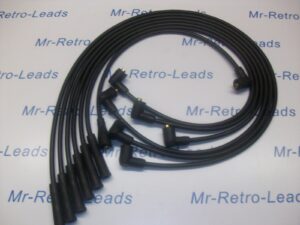 Black 8mm Performance Ignition Leads For Rover Sdi 2200 2600 Quality Leads Ht..