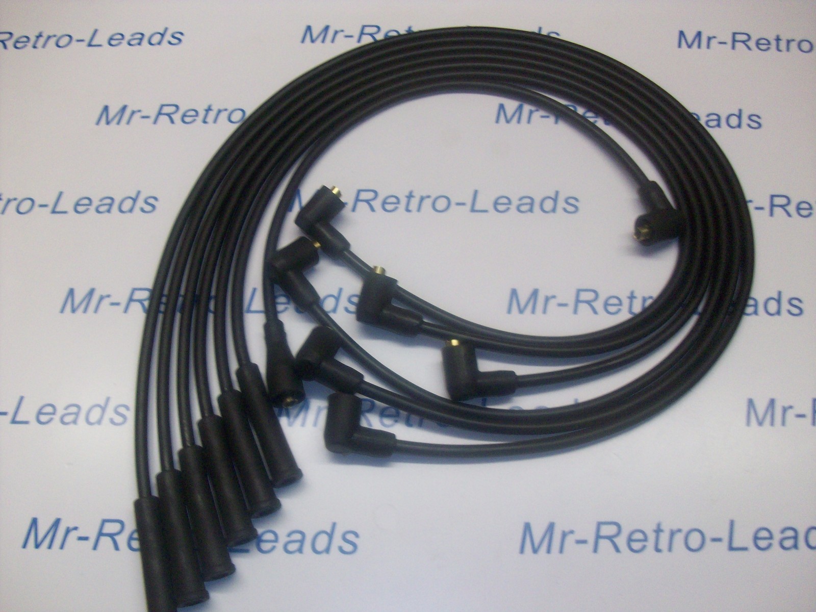 Black 8mm Performance Ignition Leads For Rover Sdi 2200 2600 Quality Leads Ht..