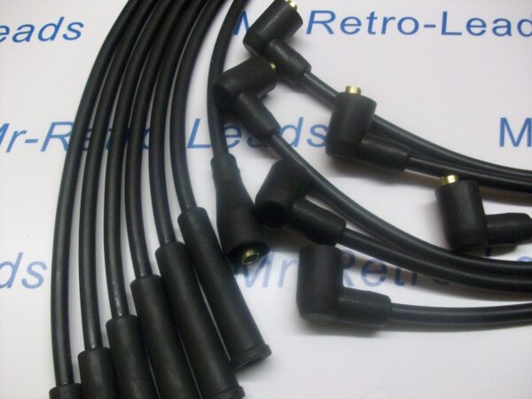 Black 8mm Performance Ignition Leads For Rover Sdi 2200 2600 Quality Leads Ht..