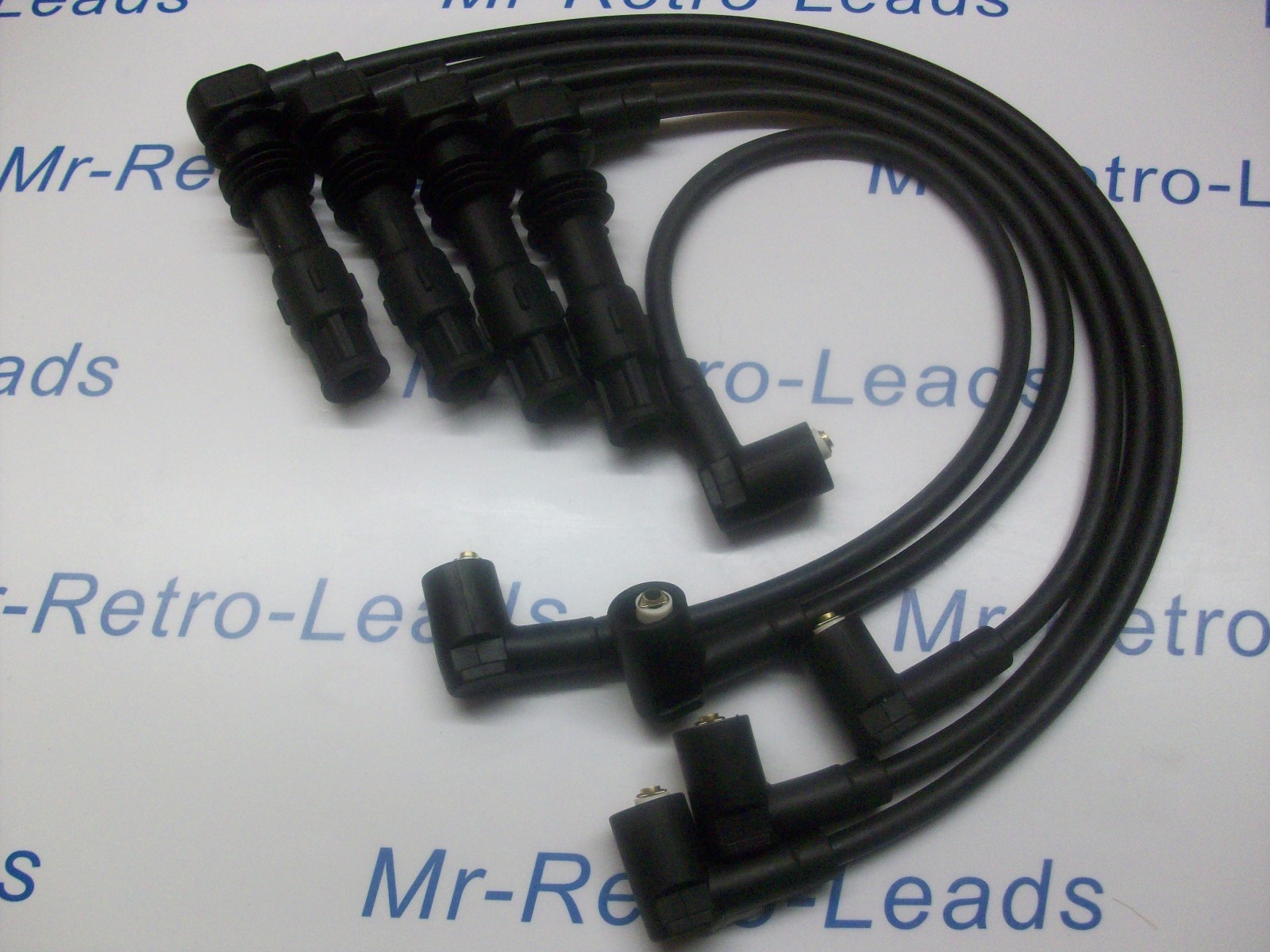 Black 8mm Performance Ignition Leads Fits Polo 1.4 100 16v Quality 1996 1999