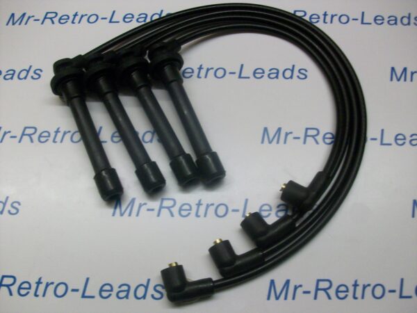 Black 8mm Performance Ignition Leads For The Civic Coupe 1.6i 1.5i 16v Vtec Crx