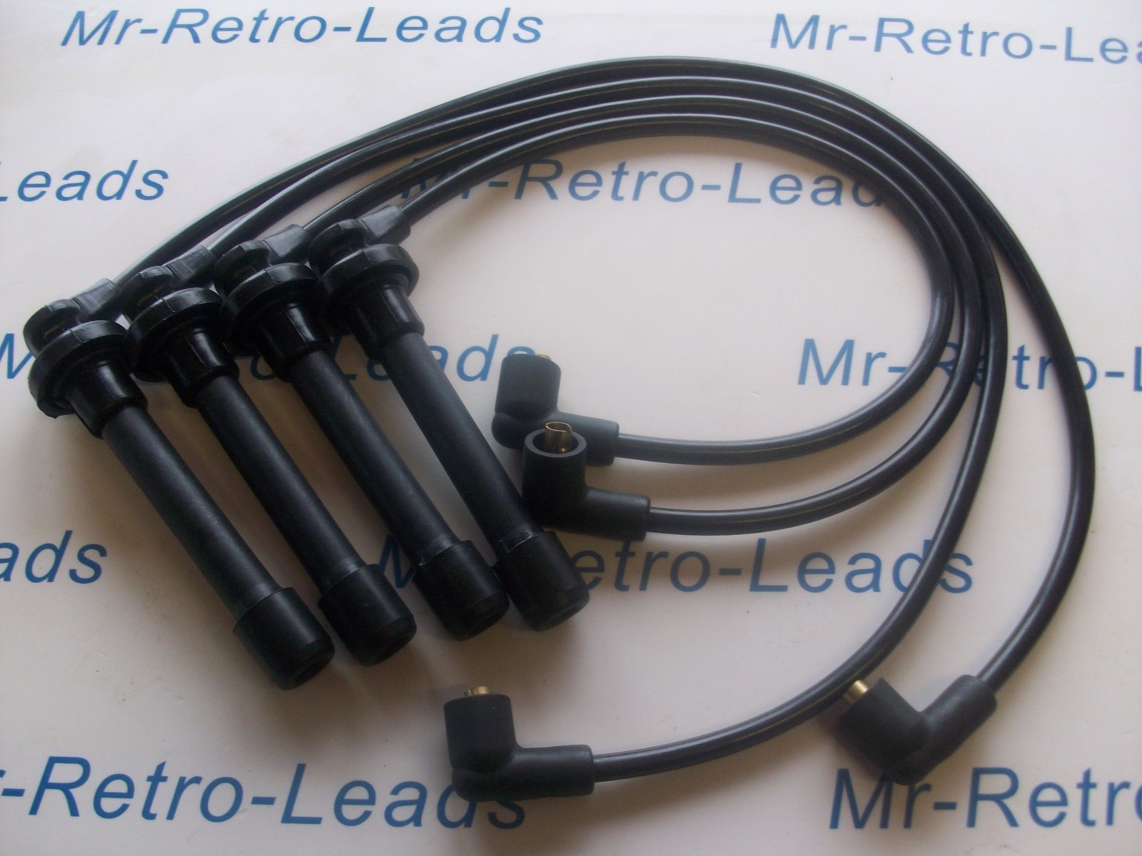 Black 8mm Performance Ignition Leads For The Civic 2.0i 1.8i 1.6i 1.5i 1.4i 16v