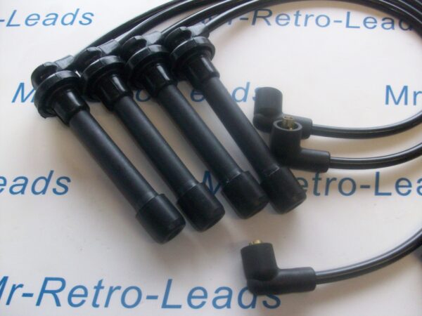 Black 8mm Performance Ignition Leads For The Civic 2.0i 1.8i 1.6i 1.5i 1.4i 16v