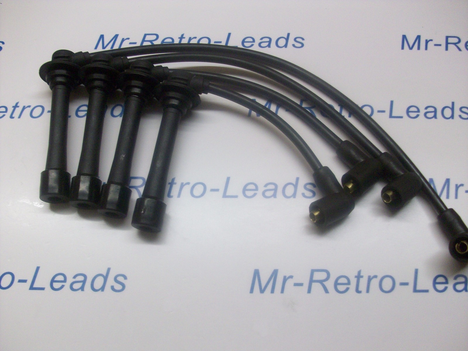 Black 8mm Performance Ignition Leads For The Mx5 Mk1 Mk2 1.6 1.8 Eunos Quality