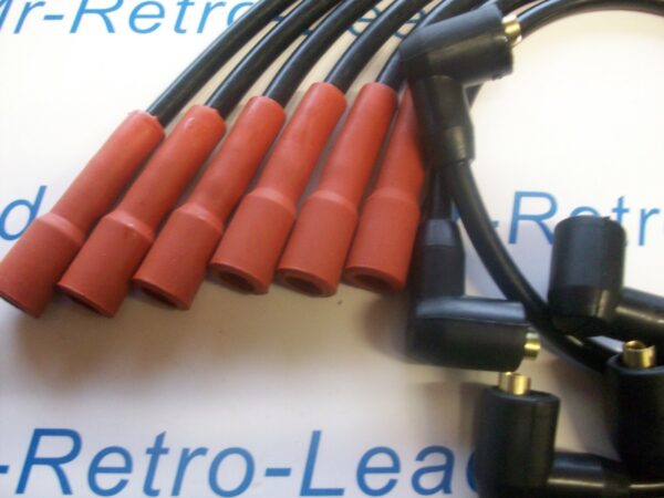 Black 8mm Performance Ignition Leads Cortina 2.3 V6 Oe Retro Look Quality Leads