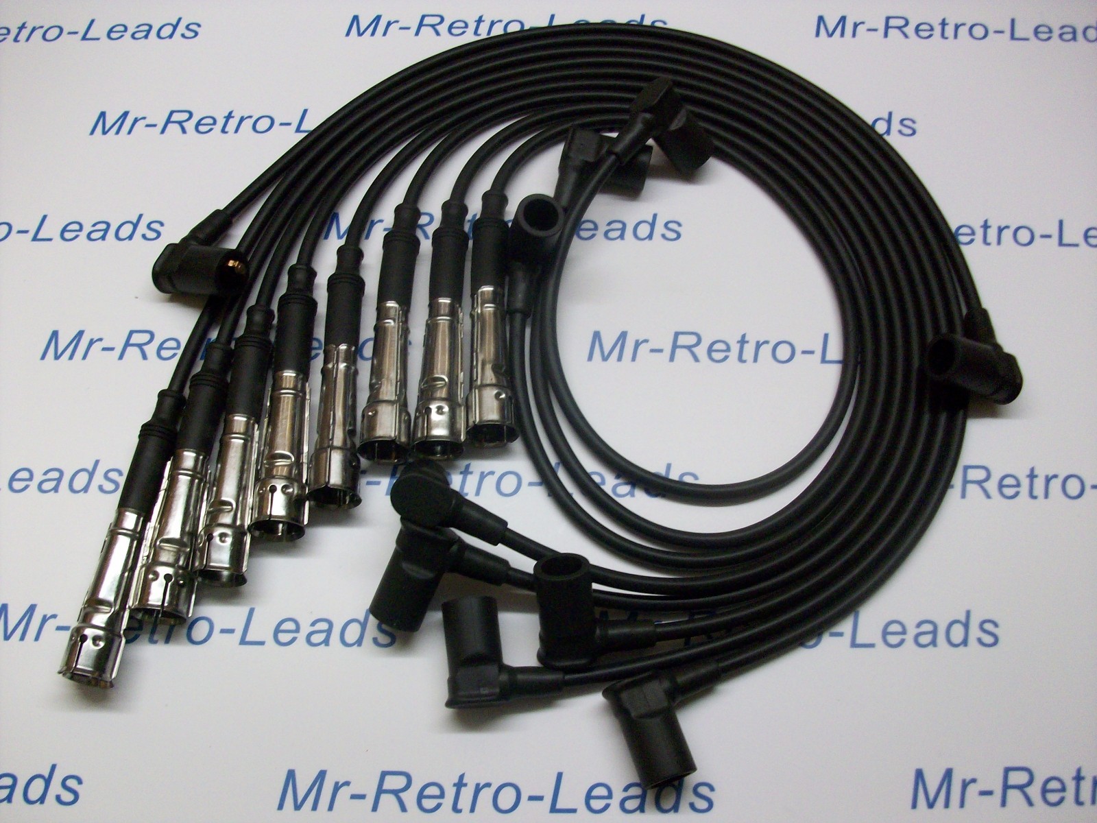 Black 8mm Performance Ht Leads Fits Mercedes 350 450 S420 S500 Sl380 Sl450 Sl500