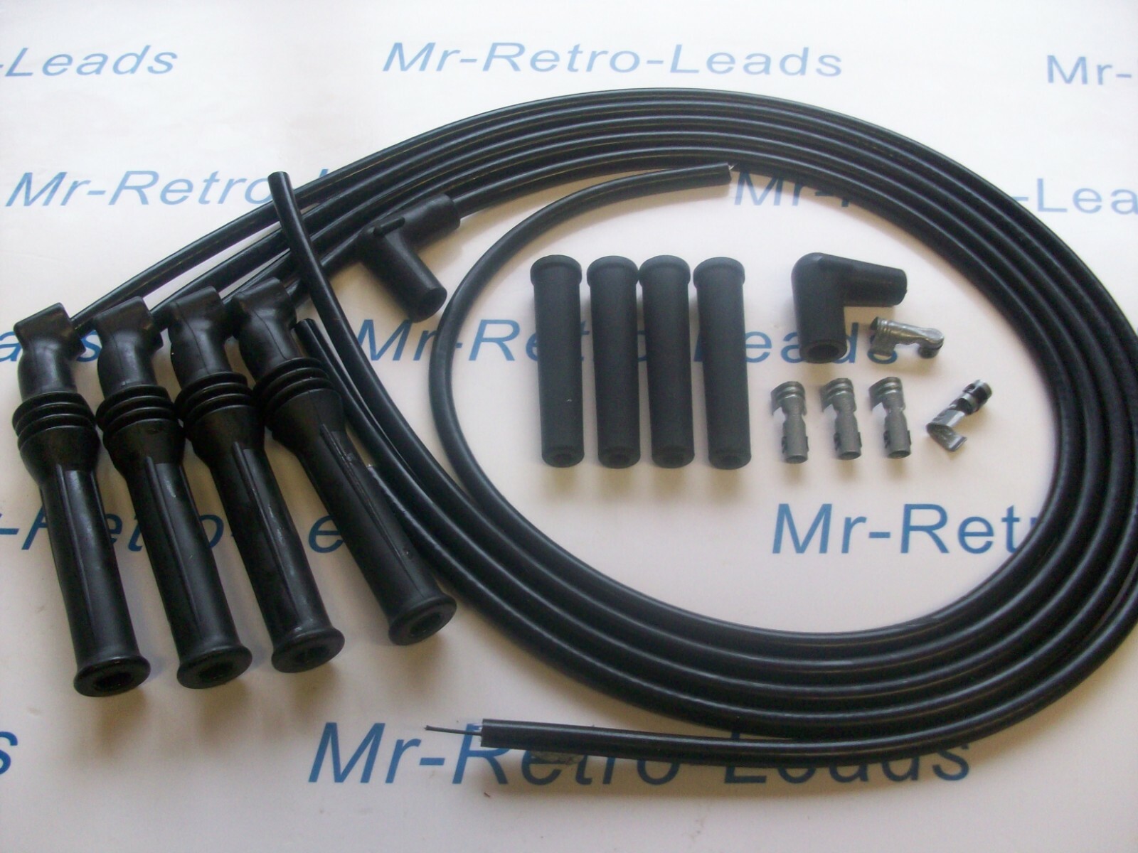 Black 8mm Performance Ignition Lead Kit 309 405 1.9 Mi16 16v Bx19 16v Part Built