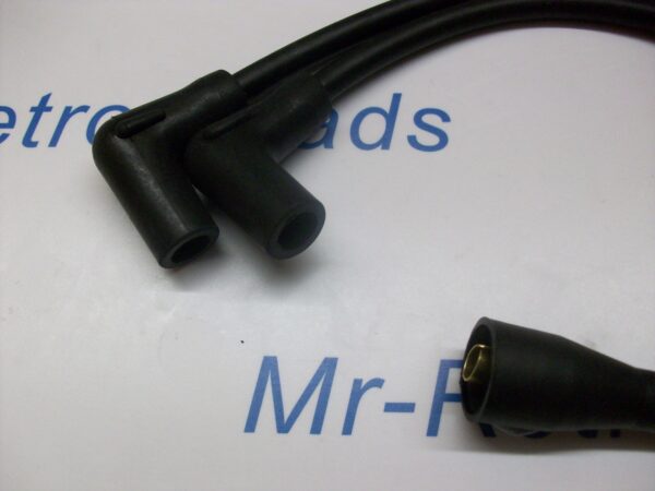 Black 8mm Performance Ignition Leads Harley Davidson Fatboy 1340 1996 Evo Engine