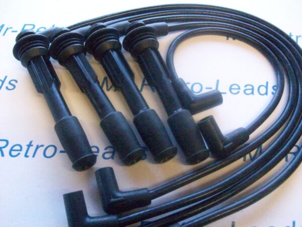 Black 8mm Performance Ht Leads Fits Williams Renault 19 Clio 2.0i 1.8i 1.7i 16v