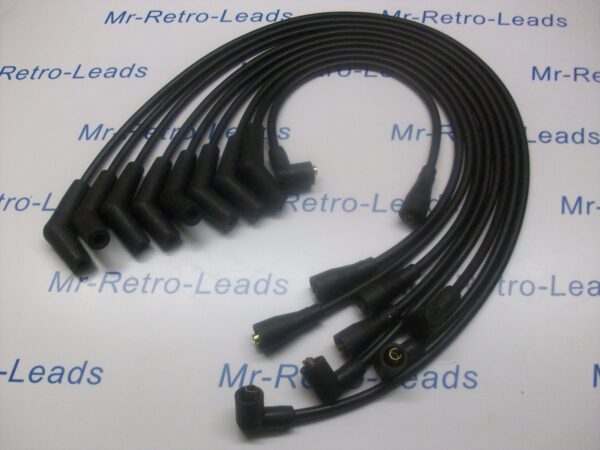 Black 8mm Performance Ignition Leads For Tvr Chimaera V8 Lucas Distributor Ht..