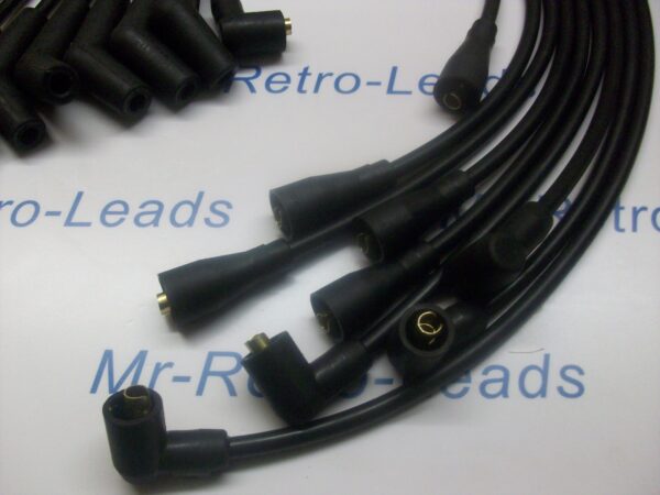 Black 8mm Performance Ignition Leads For Tvr Chimaera V8 Lucas Distributor Ht..