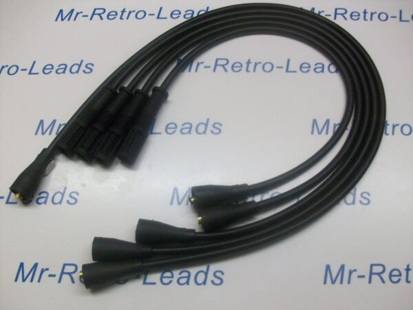 Black 8mm Performance Ignition Leads Fits Ritmo Abarth Argenta Mirafiori 131 132