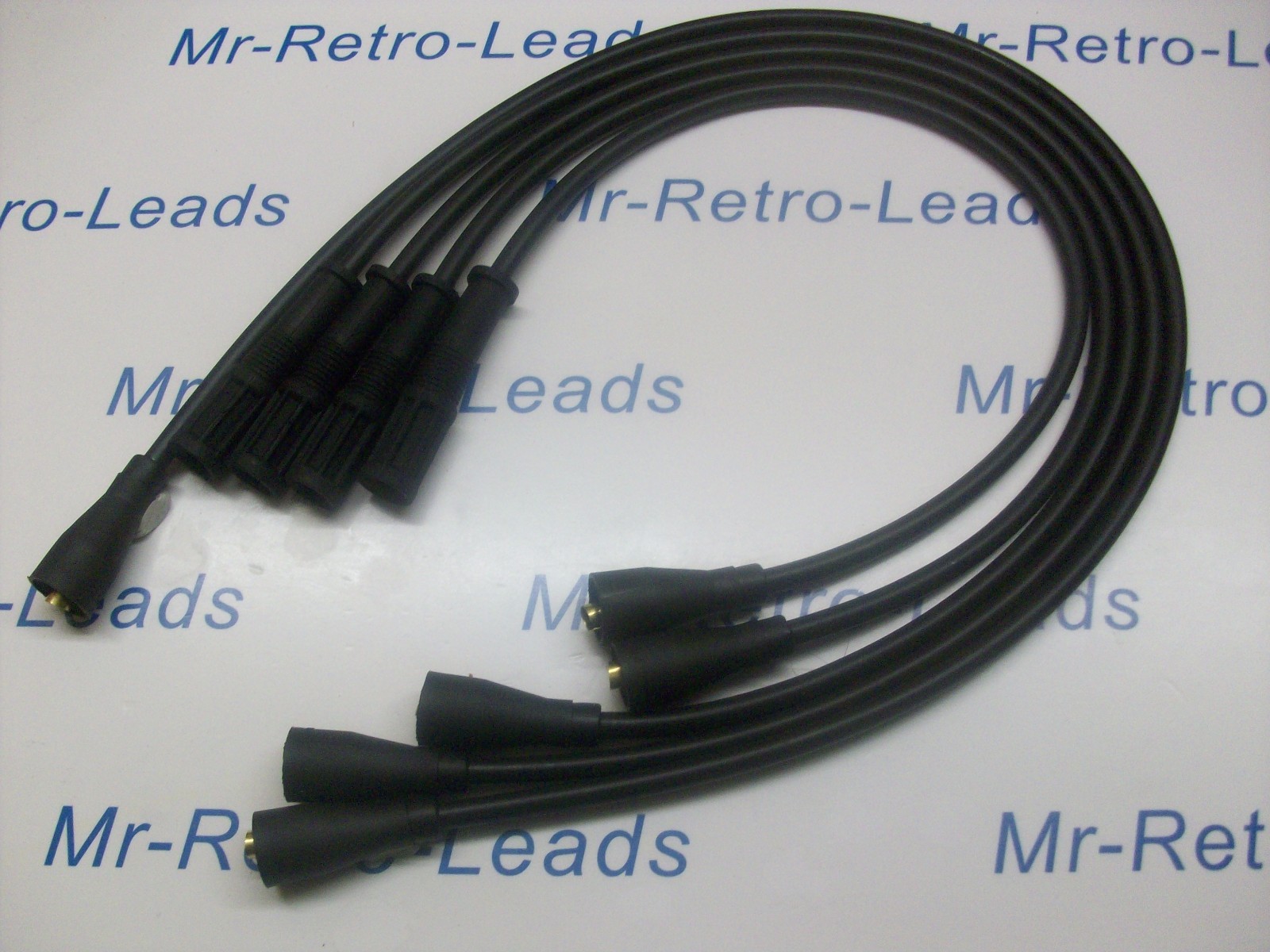 Black 8mm Performance Ignition Leads Fits Ritmo Abarth Argenta Mirafiori 131 132