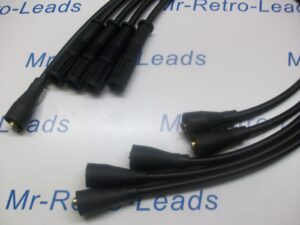 Black 8mm Performance Ignition Leads Fits Ritmo Abarth Argenta Mirafiori 131 132