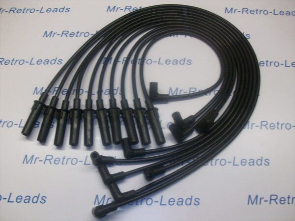 Black 8mm Performance Ignition Leads For Dodge Viper V10 Quality Hand Built Lead