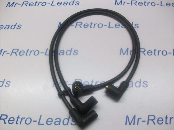 Black Triumph Tr7 T140 X 2 Hand Made Spark Plug Lead Ht 1971   83  Plug Coil