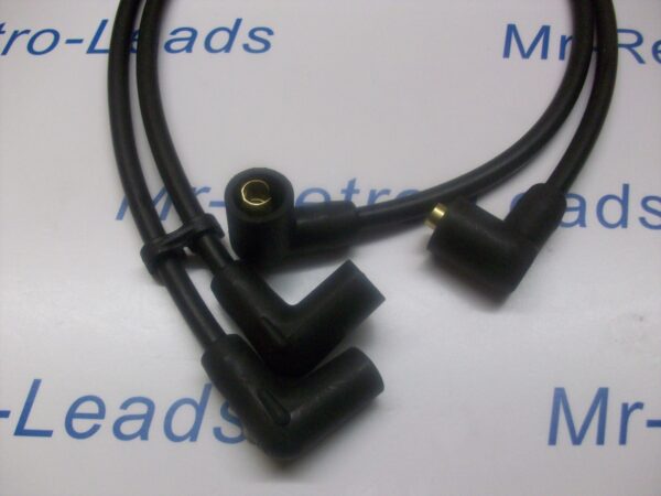 Black Triumph Tr7 T140 X 2 Hand Made Spark Plug Lead Ht 1971   83  Plug Coil
