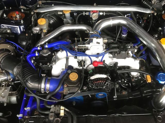 Blue 10mm Ignition Leads Fits The Subaru Impreza 2.0 Turbo Wrx Sti Ra Type Ht