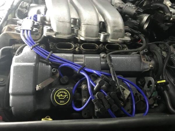 Blue 10mm Performance Ignition Leads For The Mondeo St220 Mkiii 3.0i V6 24v Ht